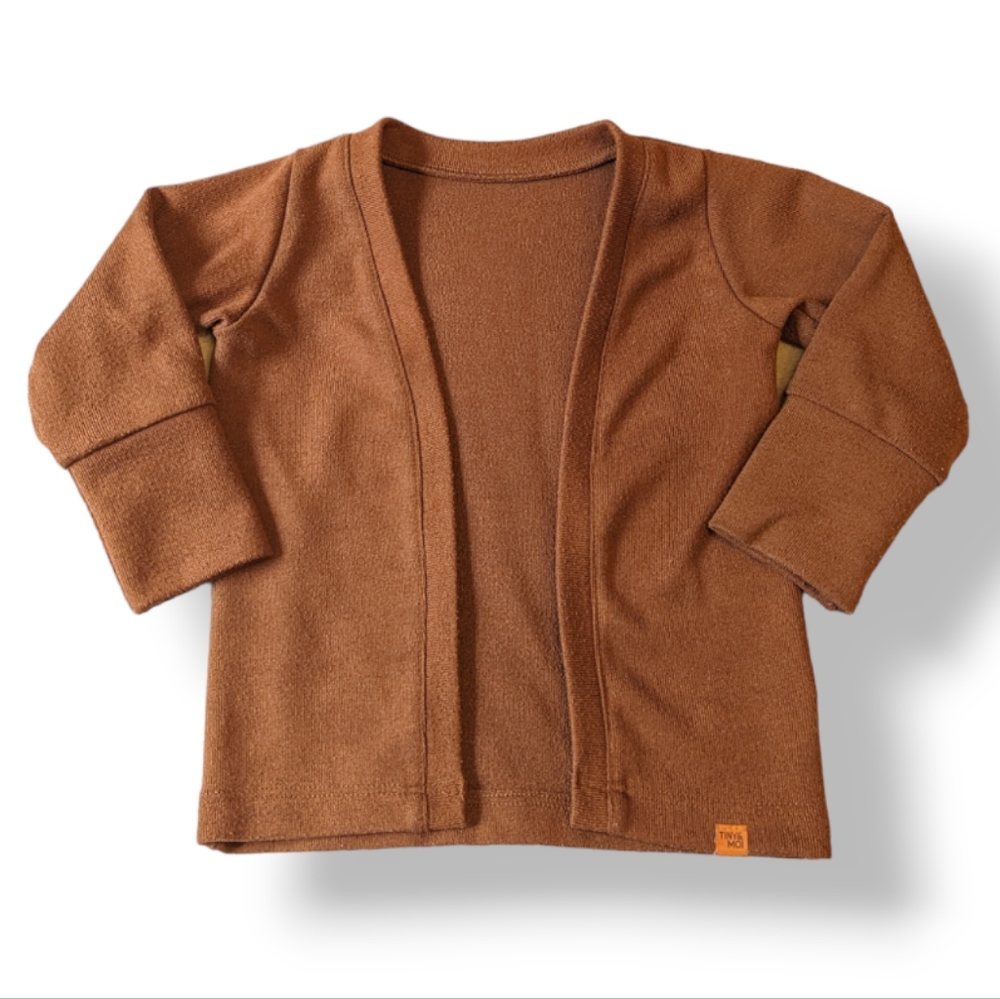 Grow with me Cacao cardigan 6-36M